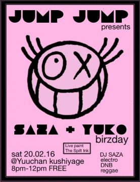 DJ SAZA + YUKO bday