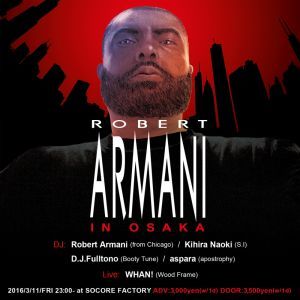 ROBERT ARMANI in OSAKA