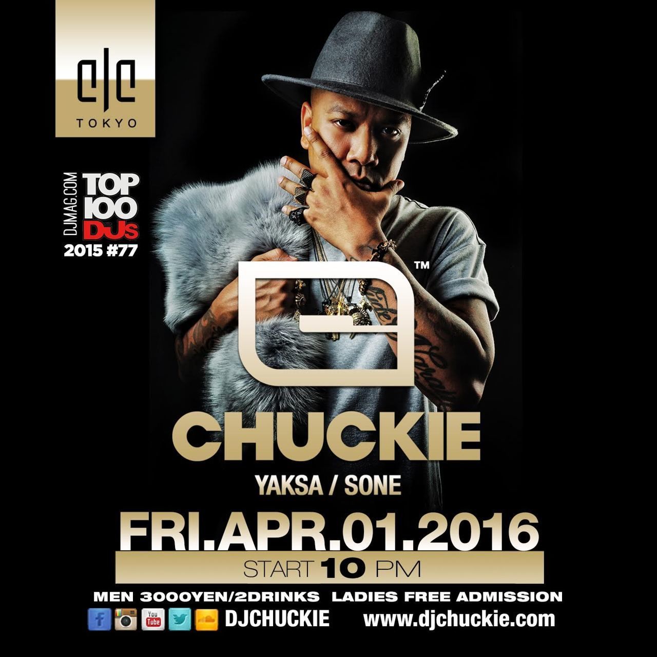 ELE Fridays -DJ CHUCKIE 来日公演- 