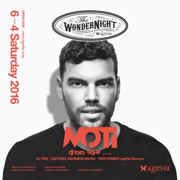 ageHa SATURDAY “The WonderNight” feat.MOTi