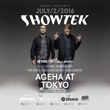 ageHa SATURDAY “The WonderNight” SPECIAL feat.SHOWTEK powered by iFlyer