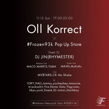 Oll Korrect 3rd Anniversary【NIGHT TIME】