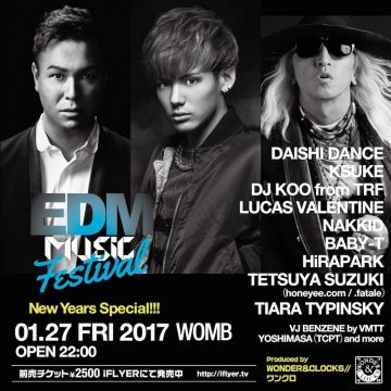 EDM MUSIC FESTIVAL New Years Special vol.2 Produced by WONDER&CLOCKS//ワンクロ