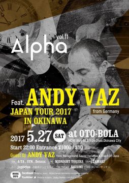 Alpha vol.11 Feat. Andy Vaz Asia Tour