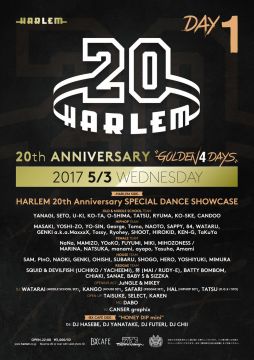 HARLEM 20th ANNIVERSARY GOLDEN 4DAYS "DAY1"