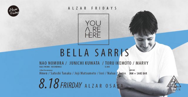 8.18 (fri) YOUAREHERE feat. BELLA SARRIS