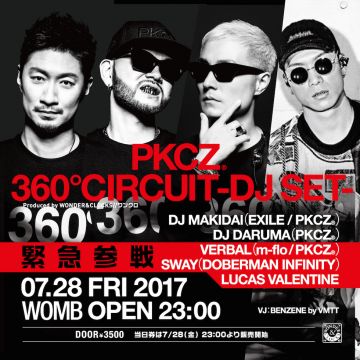 PKCZ® 360°CIRCUIT -DJ SET- <br>Produced by WONDER&CLOCKS//ワンクロ