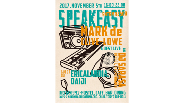 Speakeasy with MARK de Clive-Lowe