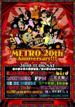 CLUB METROが20周年の詳細を発表