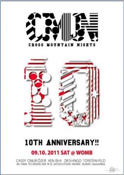 「CROSS MOUNTAIN NIGHT」10周年にCASSY、ONUR OZER、KEN ISHIIが登場