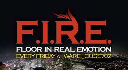 WAREHOUSE702で新たなレギュラーパーティー"F.I.R.E."が誕生