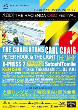 「THE HACIENDA OISO FESTIVAL」第2弾ラインナップにThe Whip、Carl Craigら21組追加