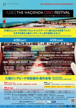 「THE HACIENDA OISO FESTIVAL」追加出演者にAsano Tadanobu、Bryan Burton-Lewisが決定＆タイムテーブル発表