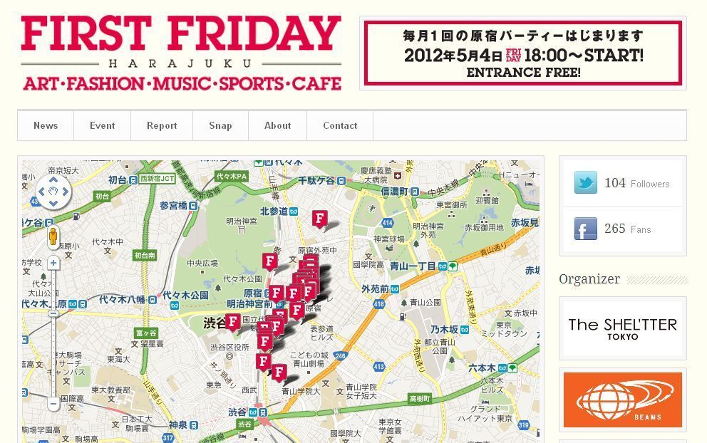 原宿一帯がパーティー会場となる「FIRST FRIDAY」がスタート