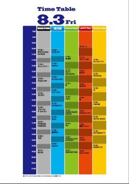 「ROCK IN JAPAN FESTIVAL 2012」タイムテーブル発表