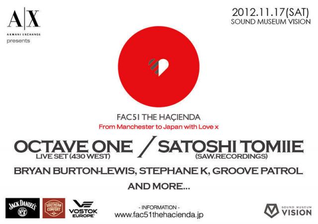 「THE HACIENDA」ラインナップ発表にSatoshi Tomiie、Octave Oneらが決定