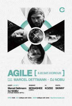 「Marcel Dettmann×DJ Nobu」が大阪"CIRCUS"で実現