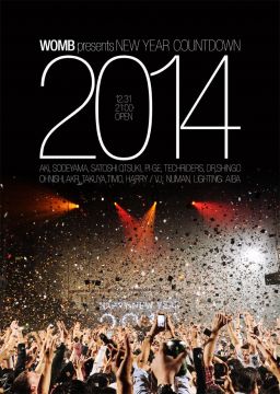 「WOMB PRESENTS NEW YEAR COUNTDOWN TO 2014」のゲストアーティストが変更。DANIEL BELLが登場