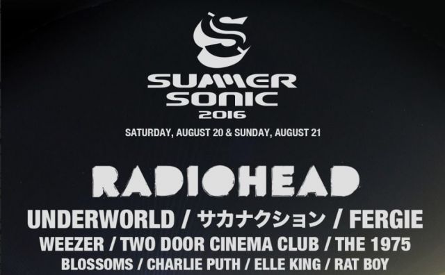 レディオヘッド、アンダーワールドら出演決定！　「SUMMER SONIC 2016」出演アーティスト第1弾発表