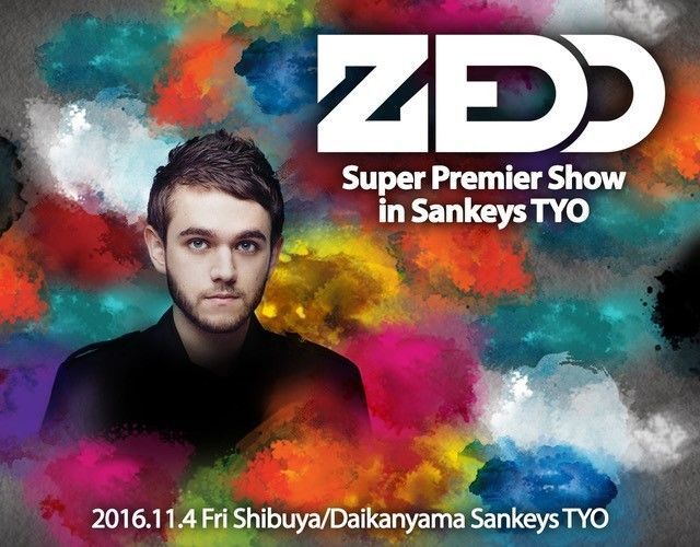 急遽決定！ ZEDD一夜限りの来日公演