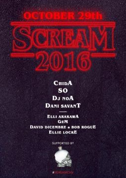 ハロウィン注目パーティー#5 クラバーに愛され続け7年！「Scream! - Halloween Party 2016」