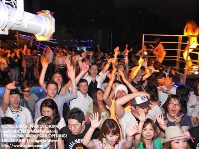 ageHa & CYBERJAPAN presents BIKINI NIGHT POOL 2011 -OPENING-